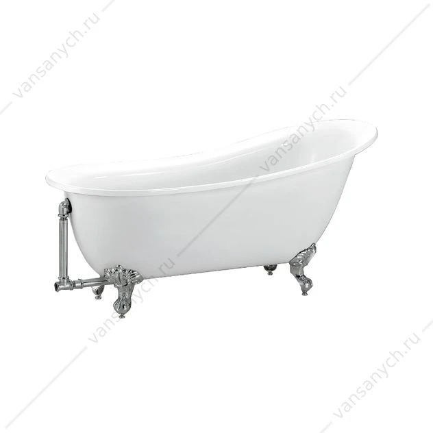 Ванна 155х76 акриловая отдельностоящая BELBAGNO BB06-155