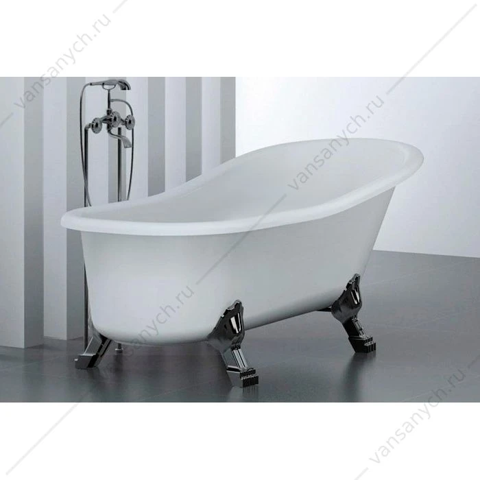 Ванна 155х76 акриловая отдельностоящая BELBAGNO BB06-155