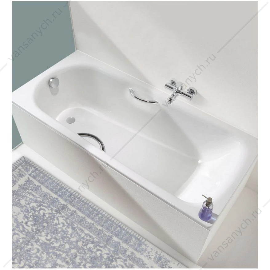 Ванна 160х75 Kaldewei Saniform Plus Star 333 белый + отв.под ручки