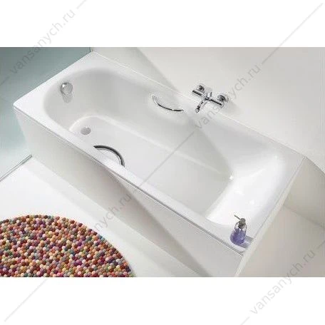 Ванна 170х70 Kaldewei Saniform Plus Star 335 белый + отв.под ручки