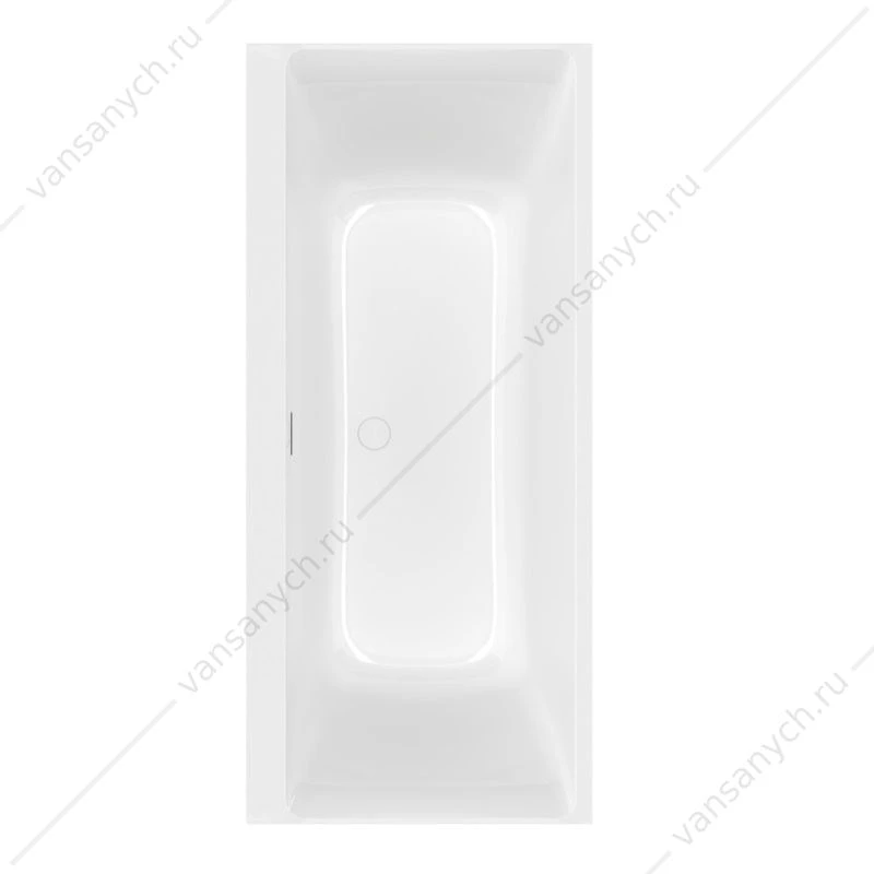 Ванна 180х80 Villeroy & Boch SUBWAY 3.0, материал кварил Quaryl®, слив/перелив + ножки UBQ180SBW2DV-01