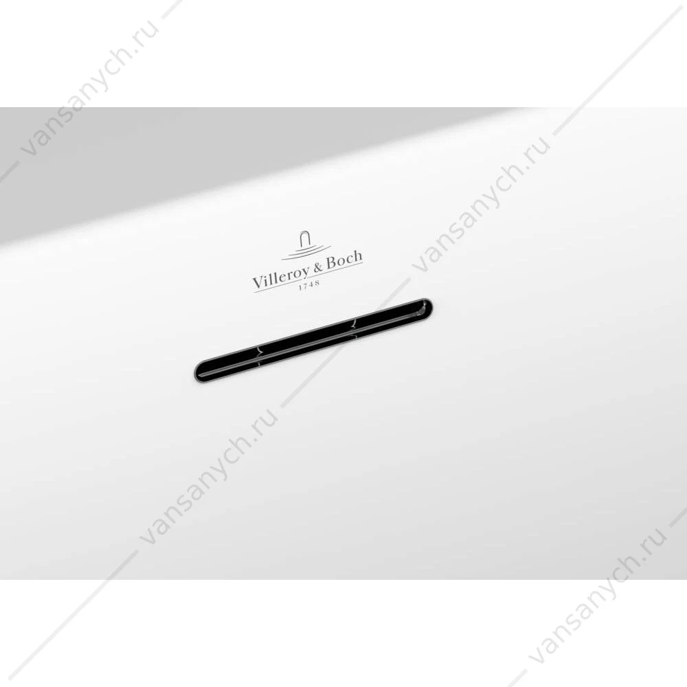 Ванна 180х80 Villeroy & Boch SUBWAY 3.0, материал кварил Quaryl®, слив/перелив + ножки UBQ180SBW2DV-01