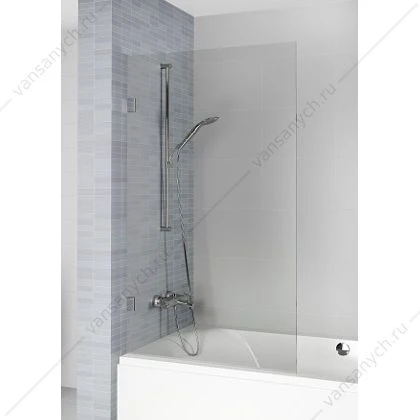 Шторка на ванну RIHO SCANDIC S409 900х1500 хром/прозр./8мм GC52300