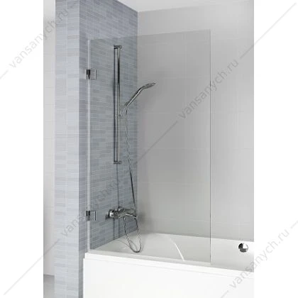 Шторка на ванну RIHO SCANDIC S108 850х1500 хром/прозр./8мм GC58200