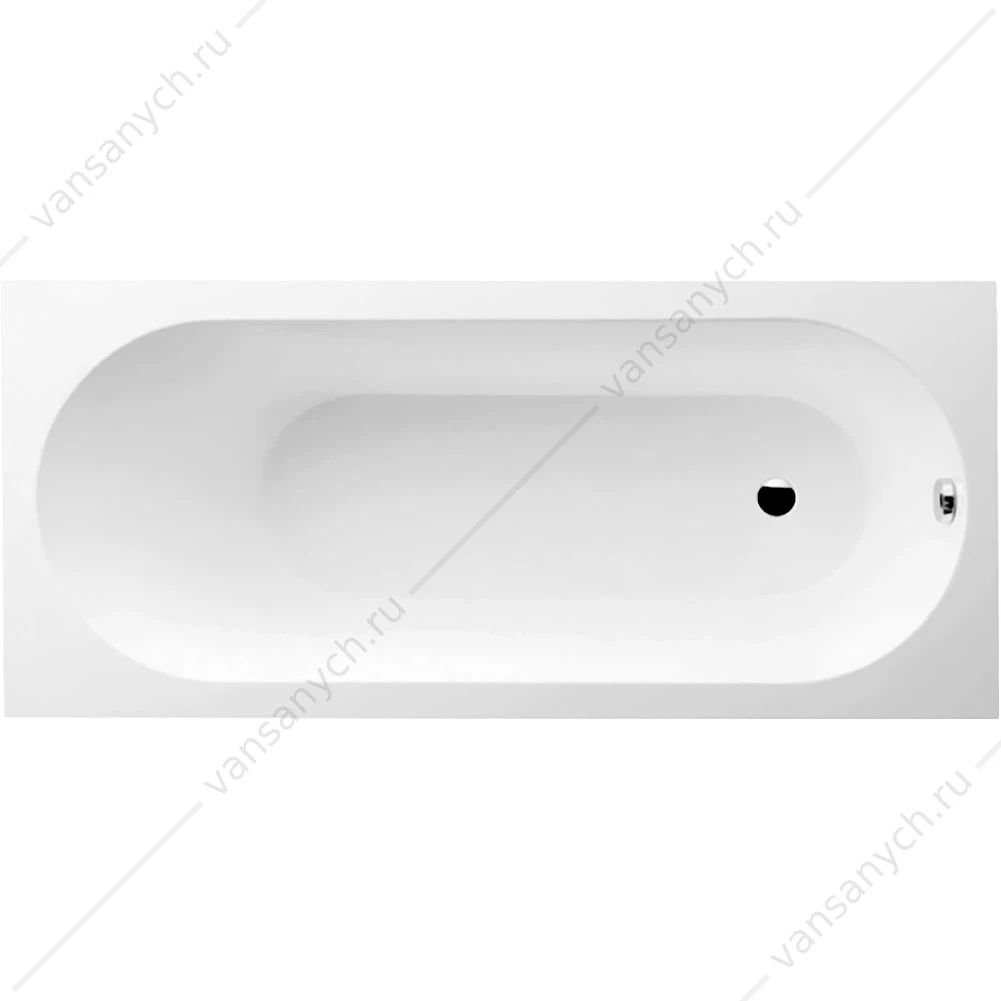 Ванна 180х80 Villeroy & Boch Oberon, с ножками, материал кварил Quaryl® UBQ180OBE2V-01
