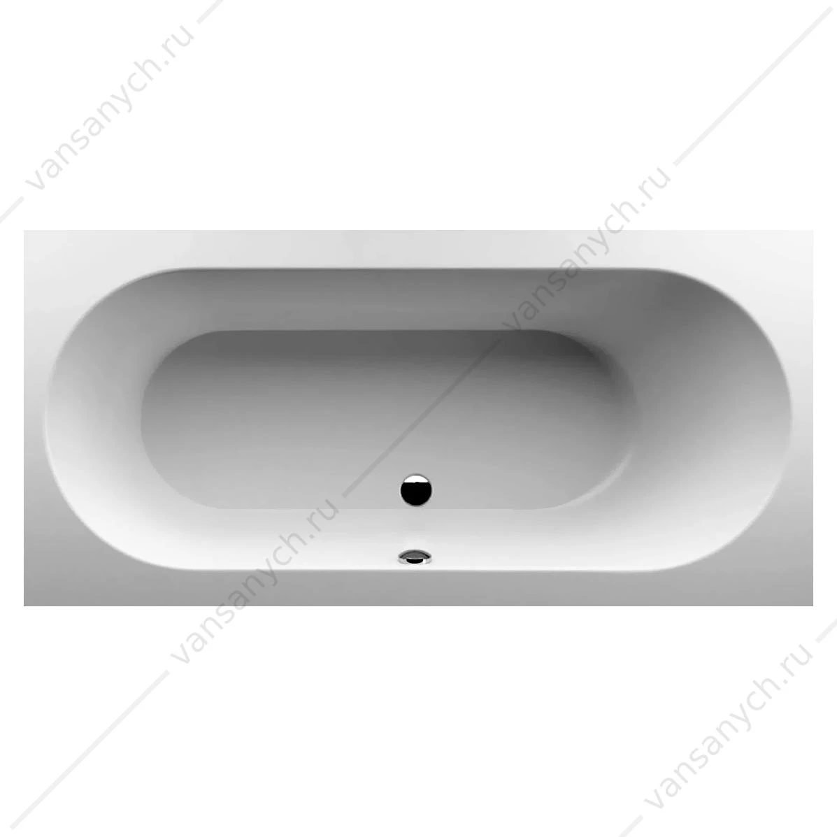 Ванна 190х90 Villeroy & Boch Oberon Duo, с ножками, материал кварил Quaryl® UBQ199OBE2V-01