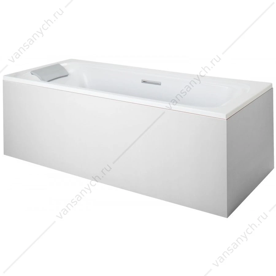 Фронтальный экран Jacob Delafon Elite 170см+боковой 75см экран белый E6D080-00
