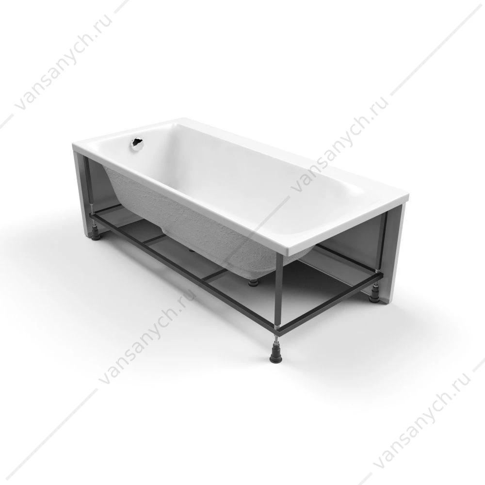 Ванна 170x80 акриловая CERSANIT SMART правая 63351