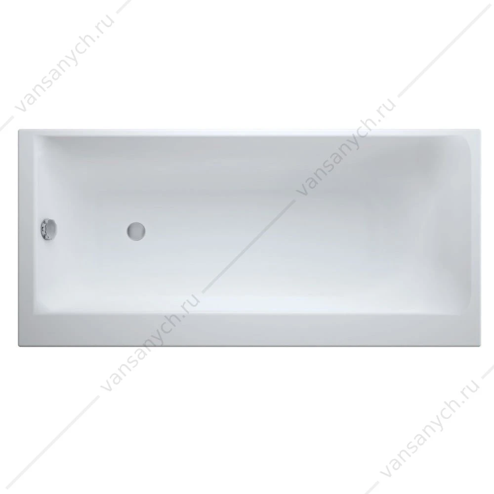 Ванна 170x80 акриловая CERSANIT SMART правая 63351