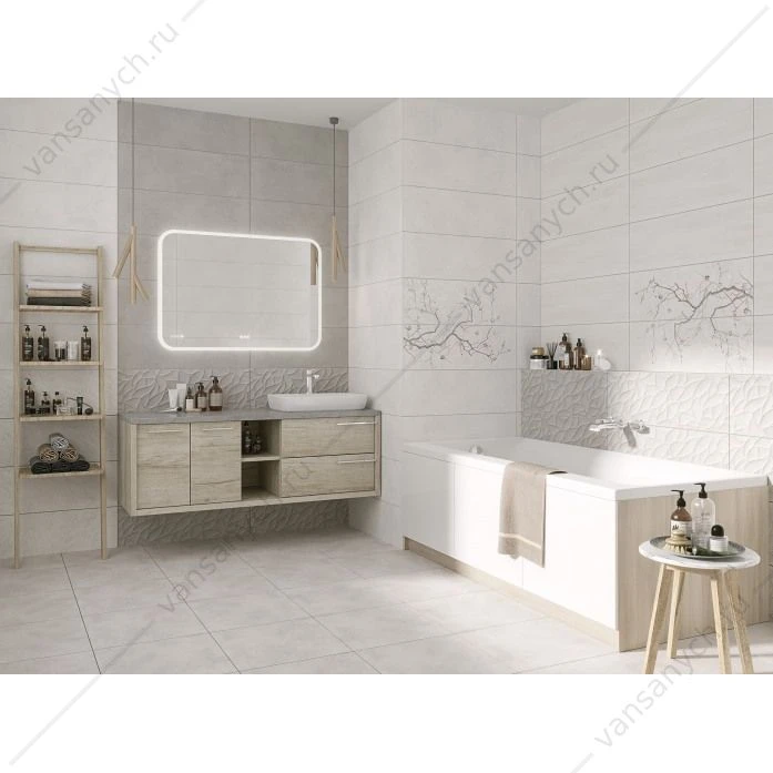 Ванна 170x80 акриловая CERSANIT SMART правая 63351