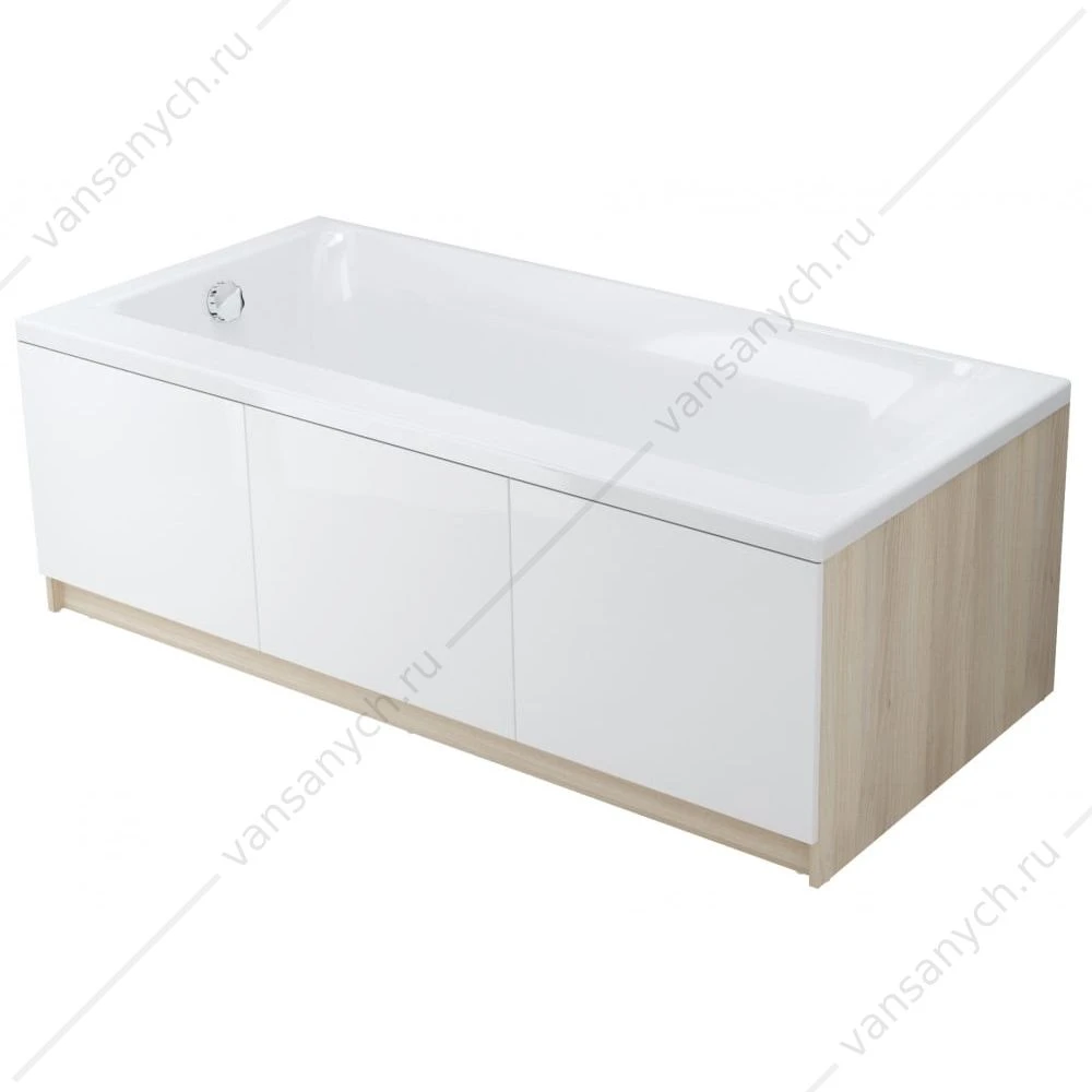 Ванна 170x80 акриловая CERSANIT SMART правая 63351