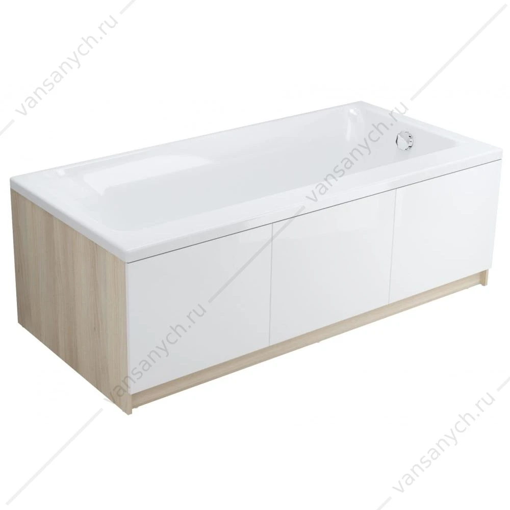 Ванна 170x80 акриловая CERSANIT SMART левая 63350