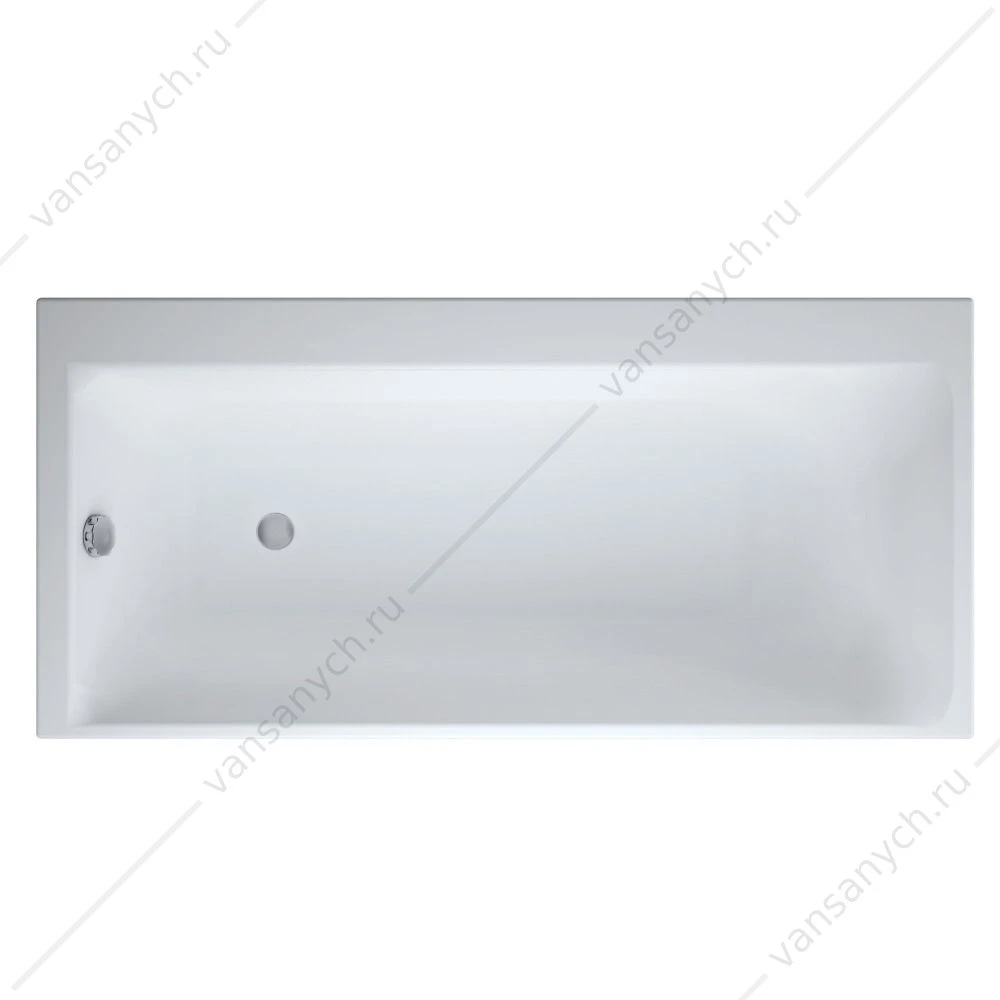 Ванна 170x80 акриловая CERSANIT SMART левая 63350