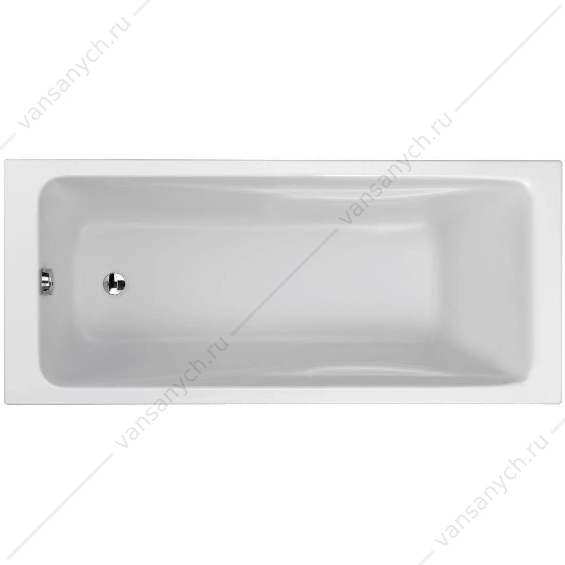 Ванна 170х75 акриловая Jacob Delafon Odeon Up, E60491RU-00