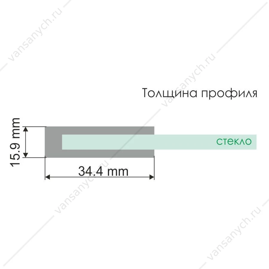 Шторка 80х140 Berkel 48P01-80L Matt glass, хром