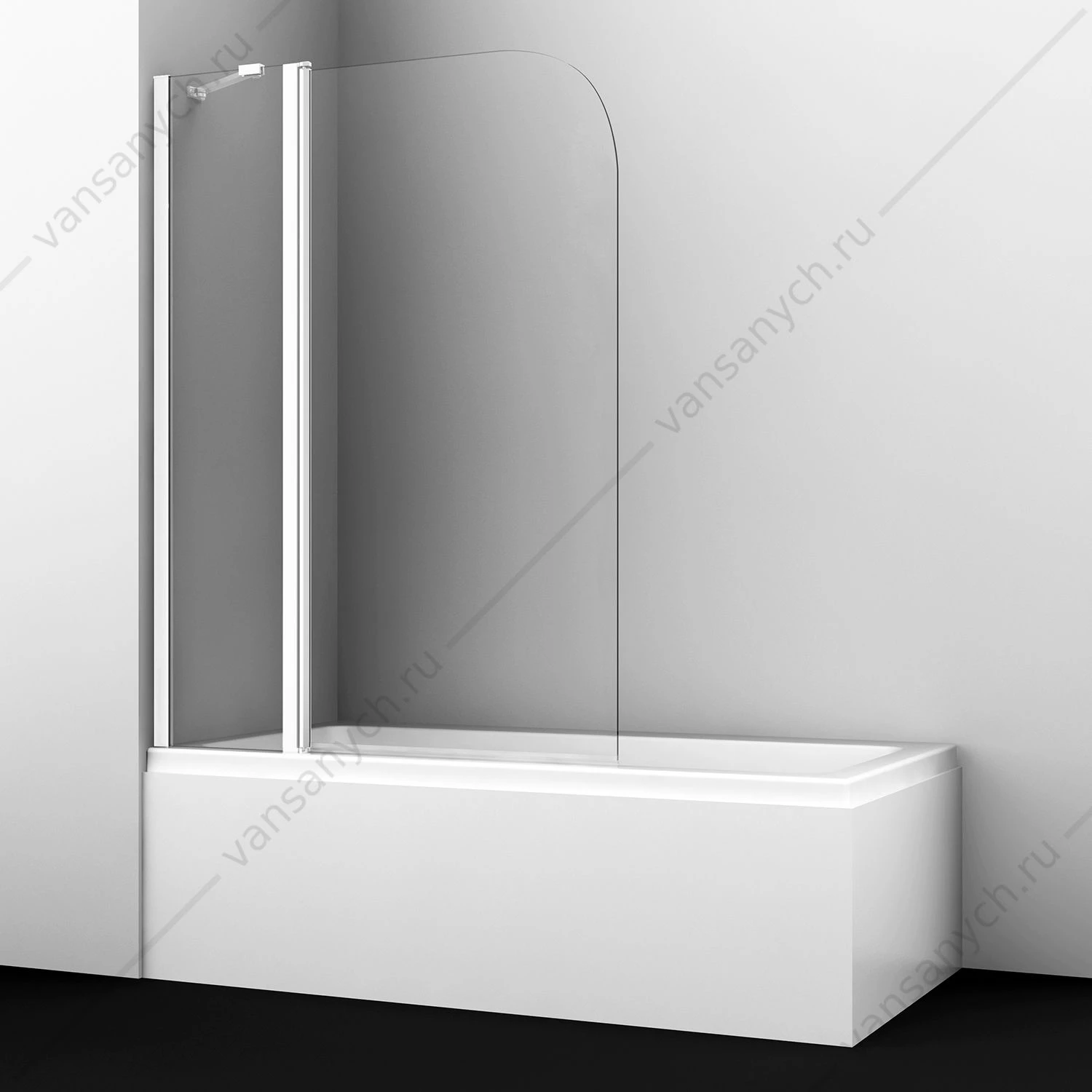 Шторка 110х140 Leine 35P02-110WHITE Fixed, белый