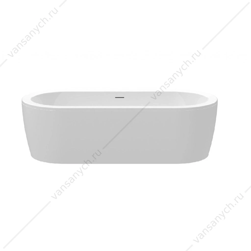 Ванна 180х80 CEZARES SLIM CENTRAL белая, SLIM CENTRAL-180-80-60-W37-SET