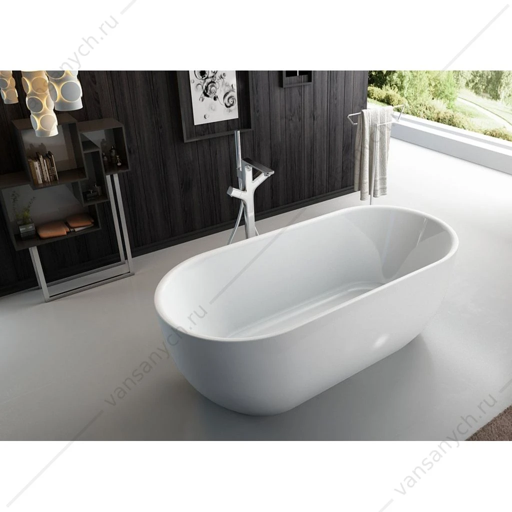 Ванна 170х80 акрил. BELBAGNO BB70 белая, BB70-1700-800