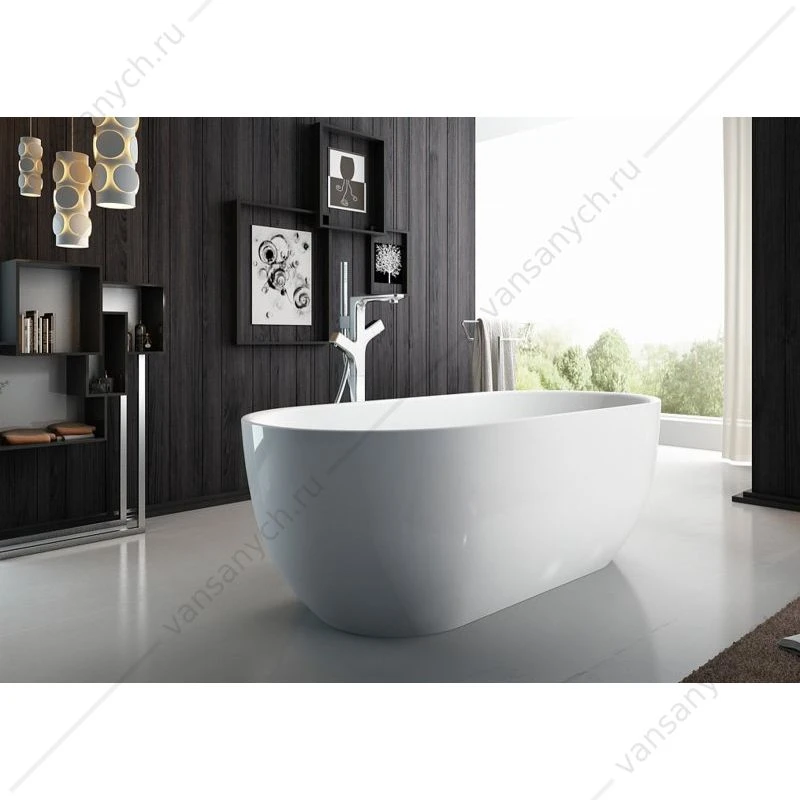 Ванна 170х80 акрил. BELBAGNO BB70 белая, BB70-1700-800