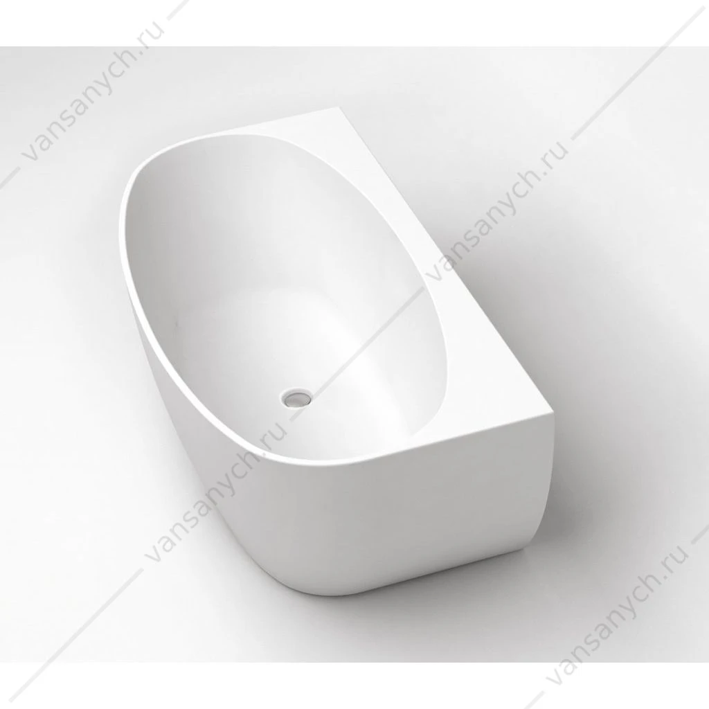 Ванна 170х80 акрил. BELBAGNO BB83 белая пристенная без перелива, BB83-1700-W0