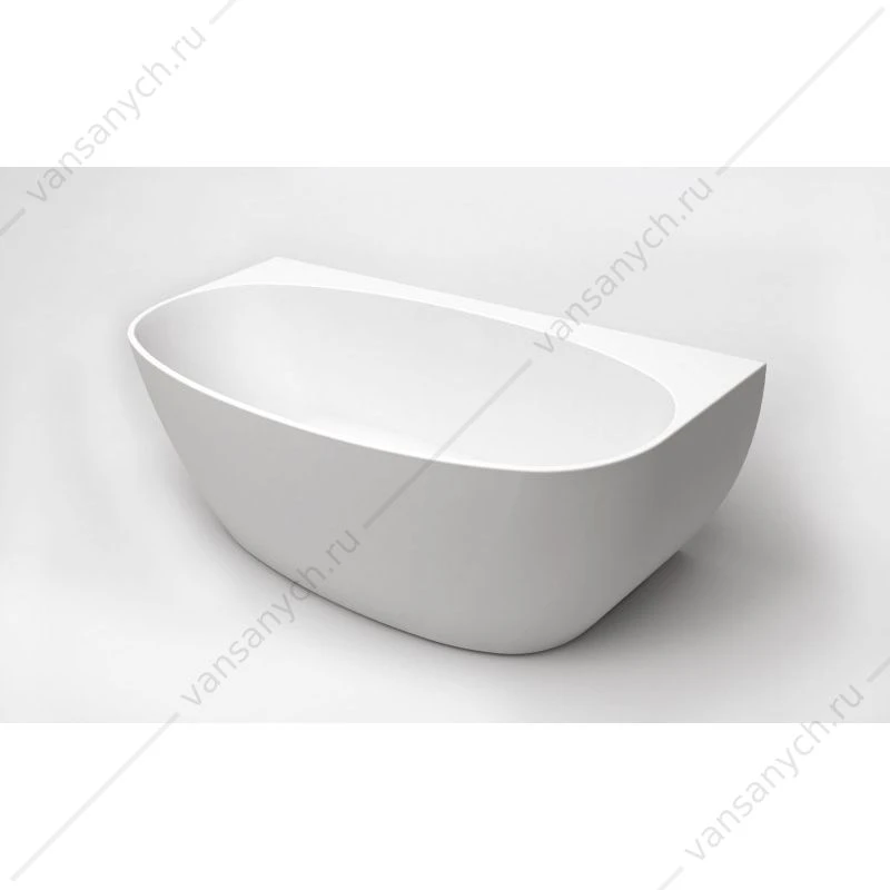 Ванна 170х80 акрил. BELBAGNO BB83 белая пристенная без перелива, BB83-1700-W0