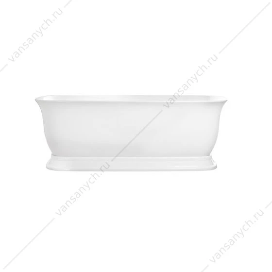 Ванна 170х80 акрил. BELBAGNO BB400 белая слив-перелив. хром, BB400-1700-800