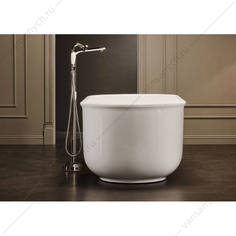 Ванна 170х80 акрил. BELBAGNO BB401 белая слив-перелив. хром, BB401-1700-800