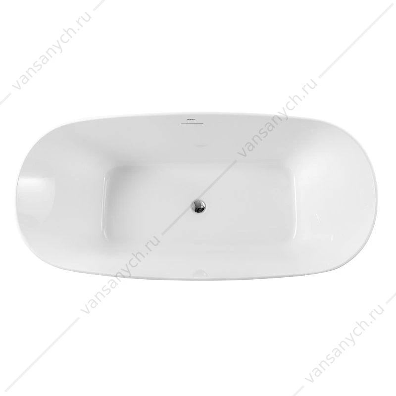 Ванна 170х80 акриловая BELBAGNO ВВ415 белая, BB415-1700-800