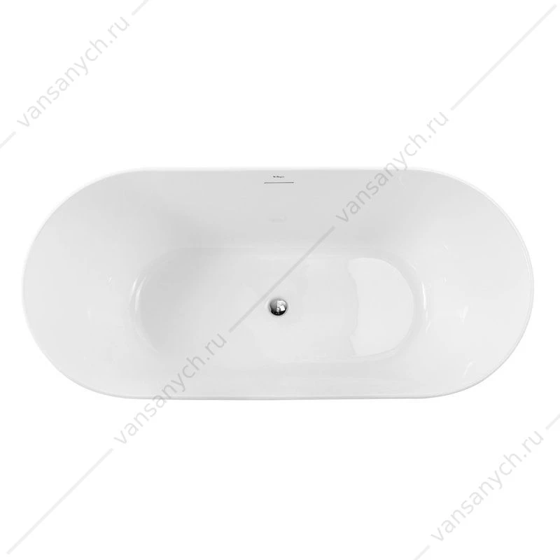 Ванна 170х80 акриловая BELBAGNO ВВ416 белая, BB416-1700-800