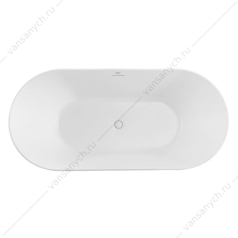 Ванна 170х80 акриловая BELBAGNO ВВ411-MATT белая матовая, BB411-1700-800-MATT