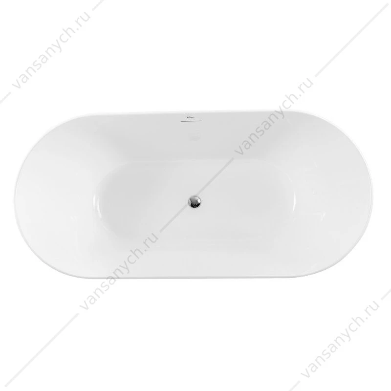 Ванна 170х80 акриловая BELBAGNO ВВ413 белая, BB413-1700-800