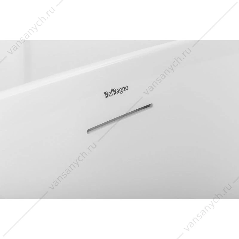 Ванна 170х80 акриловая BELBAGNO ВВ413-MATT белая матовая, BB413-1700-800-MATT