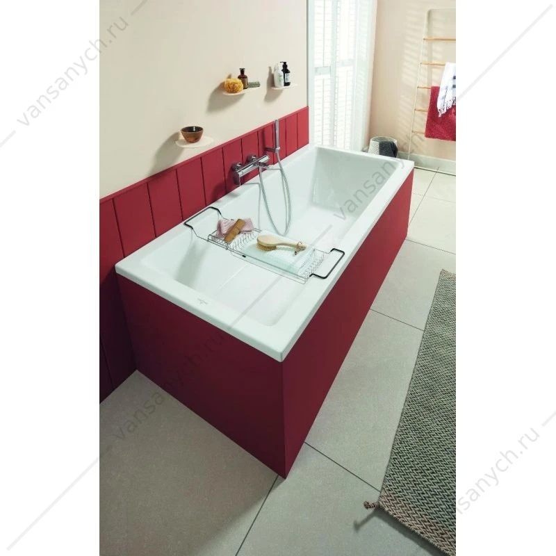 Ванна 150x70 акриловая Villeroy & Boch Targa Plus Mono UBA150NES2V01+U99740000 ножки в комплекте