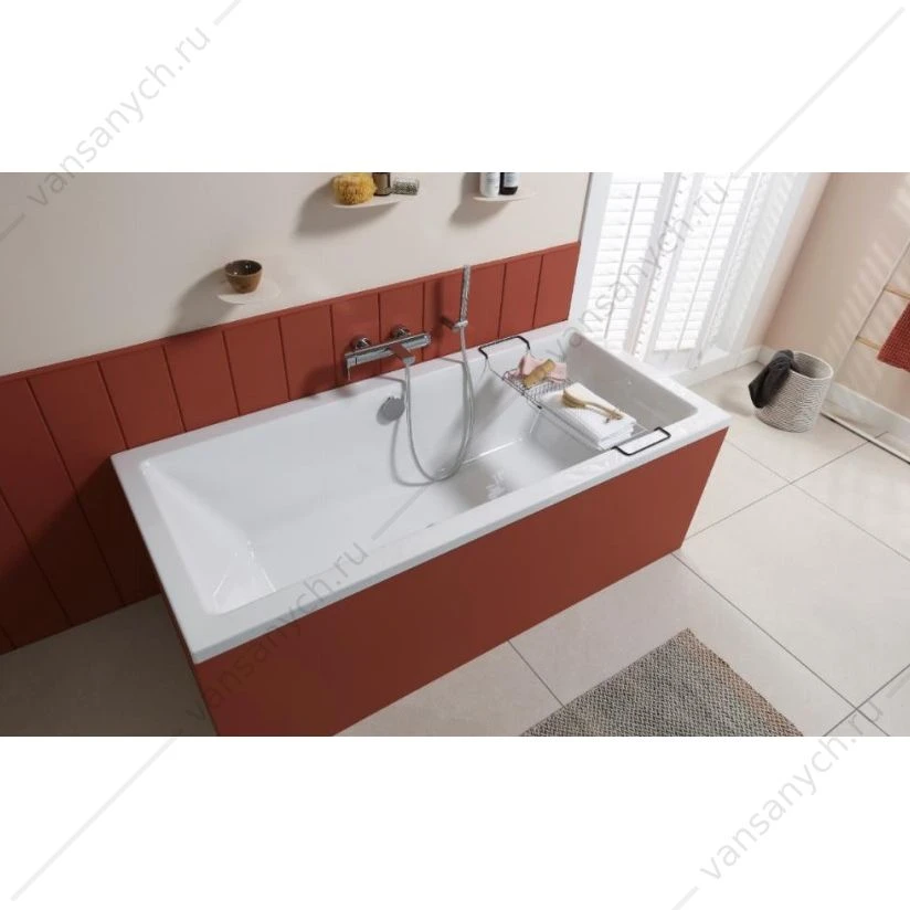 Ванна 150x70 акриловая Villeroy & Boch Targa Plus Mono UBA150NES2V01+U99740000 ножки в комплекте