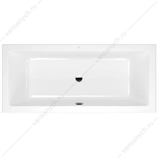 Ванна 180x80 акриловая Villeroy & Boch Targa Plus Duo UBA180NES2V01+U99740000 ножки в комплекте