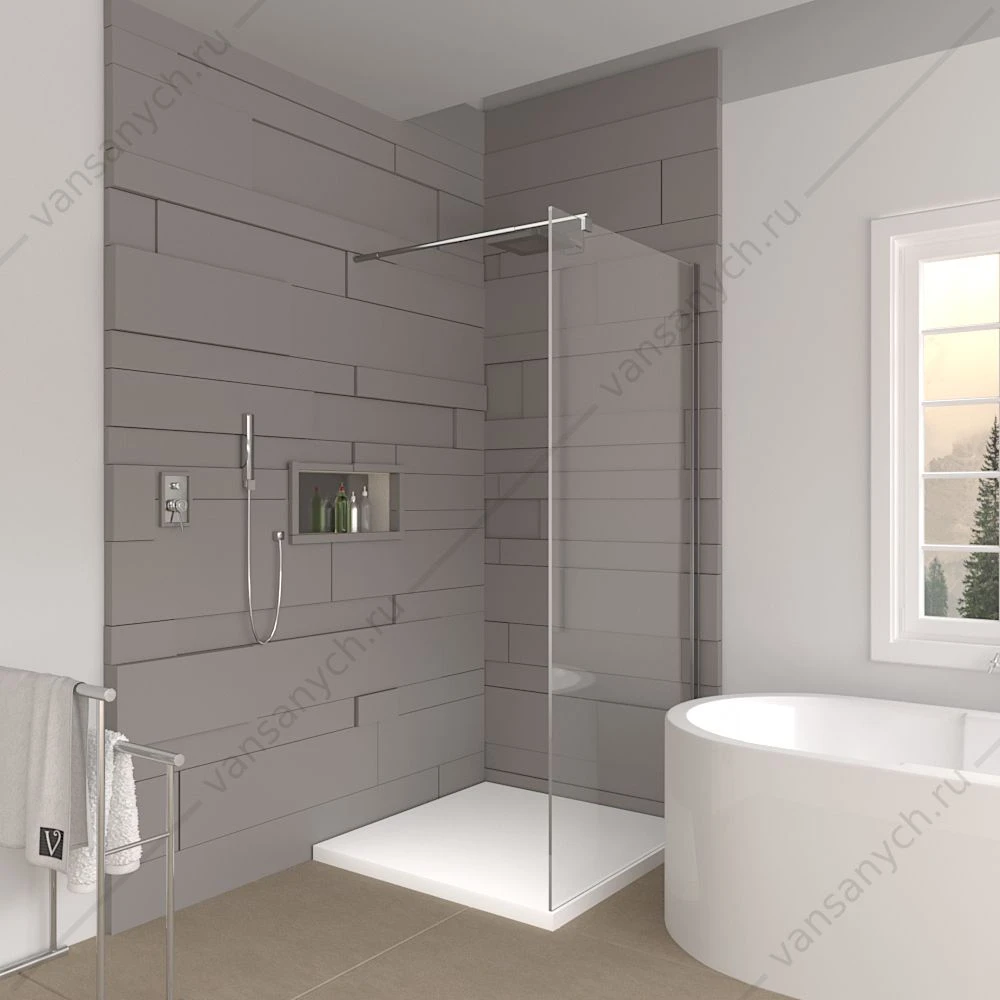 Душевая перегородка Veconi Korato  KR-74, 90*185, KR74-90-01-19C2