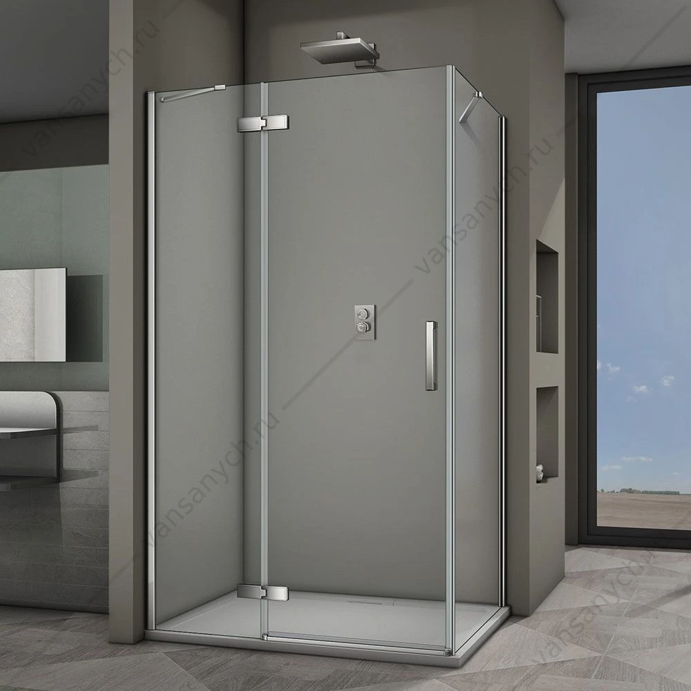 Душевой угол Veconi Rovigo RV-064, 100*90*195, RV064-10090PR-01-19C3