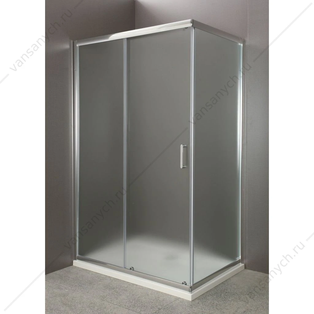 Душевой уголок BELBAGNO UNO-AH-1 100х80 рифленое PUNTO (P)