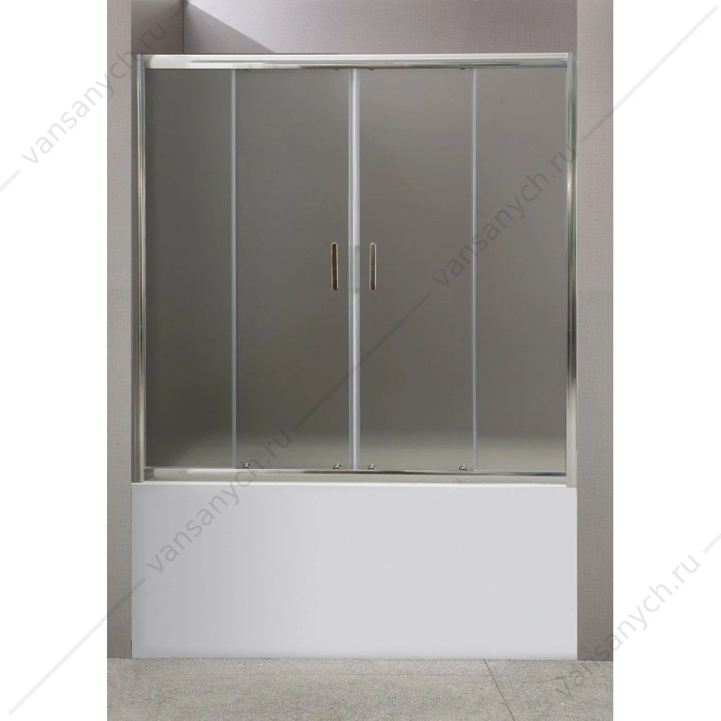 Шторка 170 на ванну BELBAGNO UNO-VF-2 170см рифленое PUNTO (P) UNO-VF-2-170/145-P-Cr