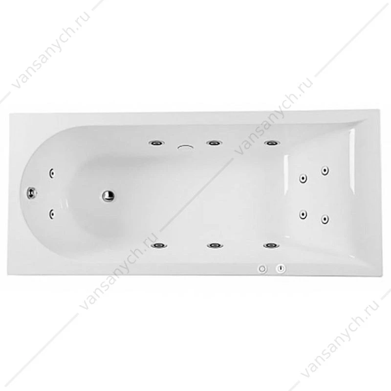 Ванна гидромассажная AM.PM Inspire Evo Plus 170*75 на каркасе, W5AW-170-075W2D64