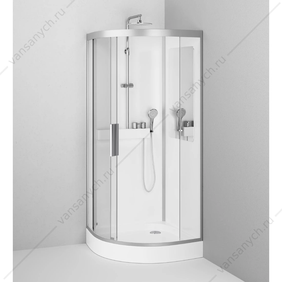 Душевая кабина AM.PM Like  без гидромассажа, 90х90 W80C-016-090MTA