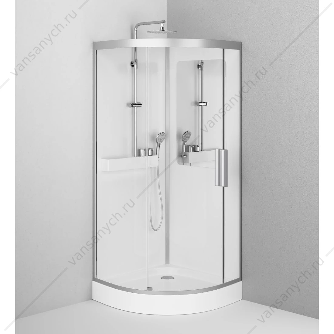 Душевая кабина AM.PM Like  без гидромассажа, 90х90 W80C-016-090MTA