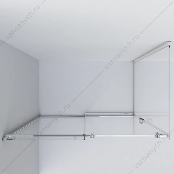 Душевой уголок Vincea Como VSR-1C9012CLB, 1200*900, черный, стекло прозрачное