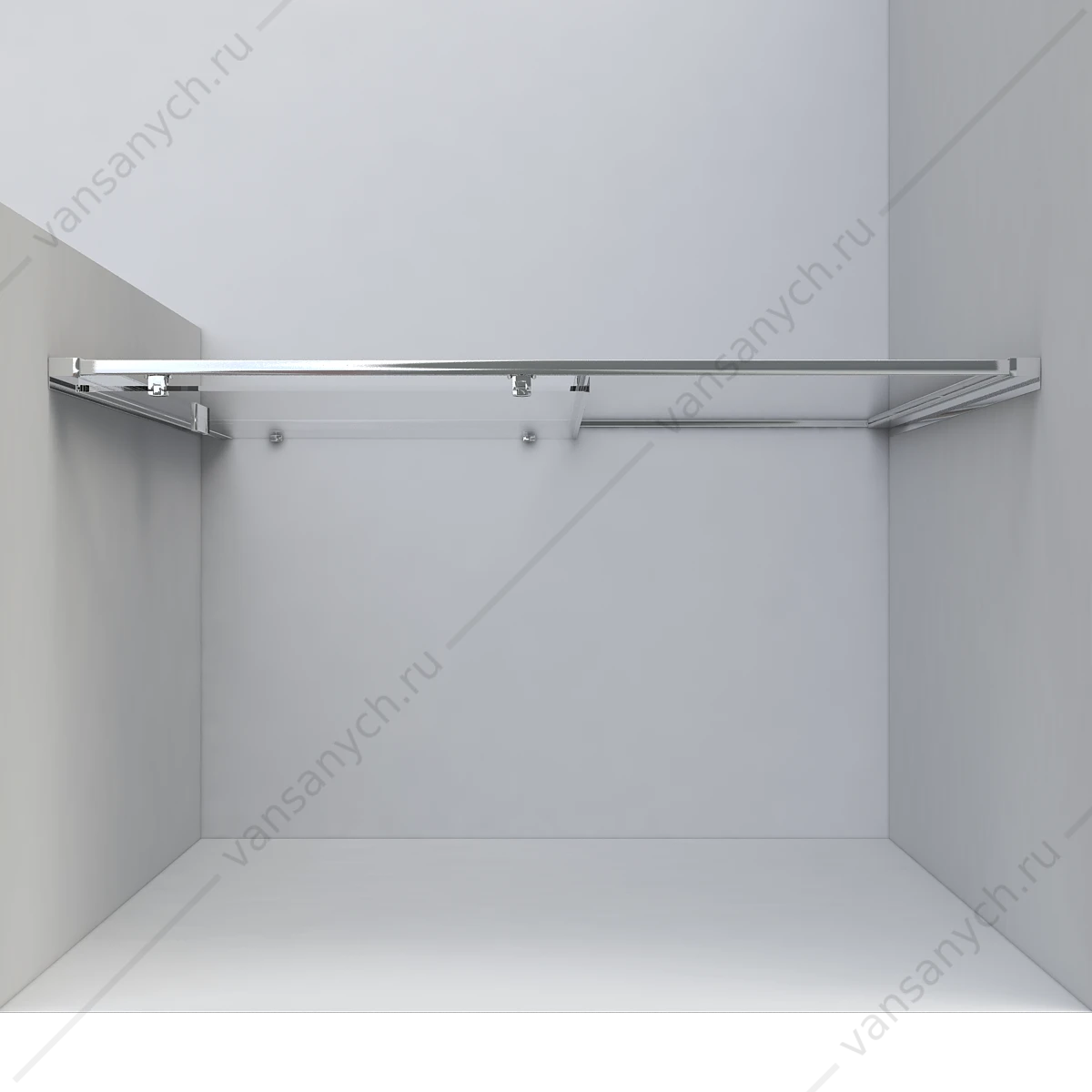 Душевая дверь Vincea Garda VDS-1G130CLB, 1300, черный, стекло прозрачное
