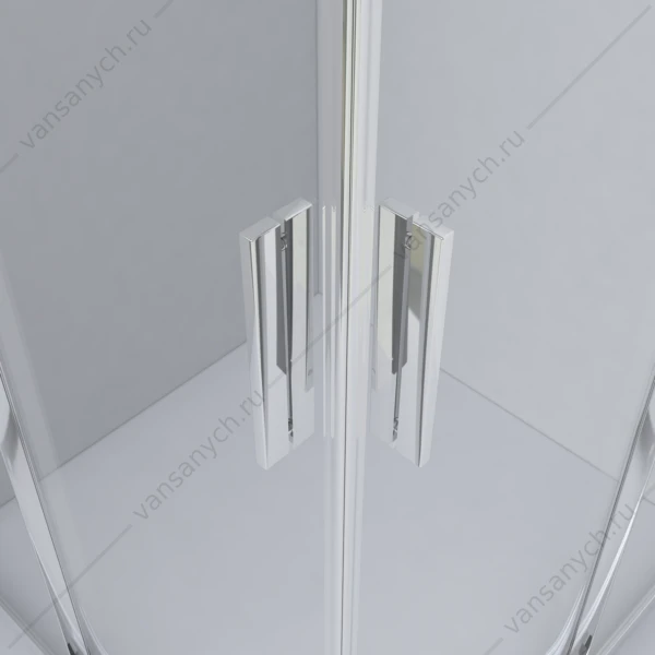 Душевой уголок Vincea Garda VSQ-1G900CLB, 900*900, черный, стекло прозрачное