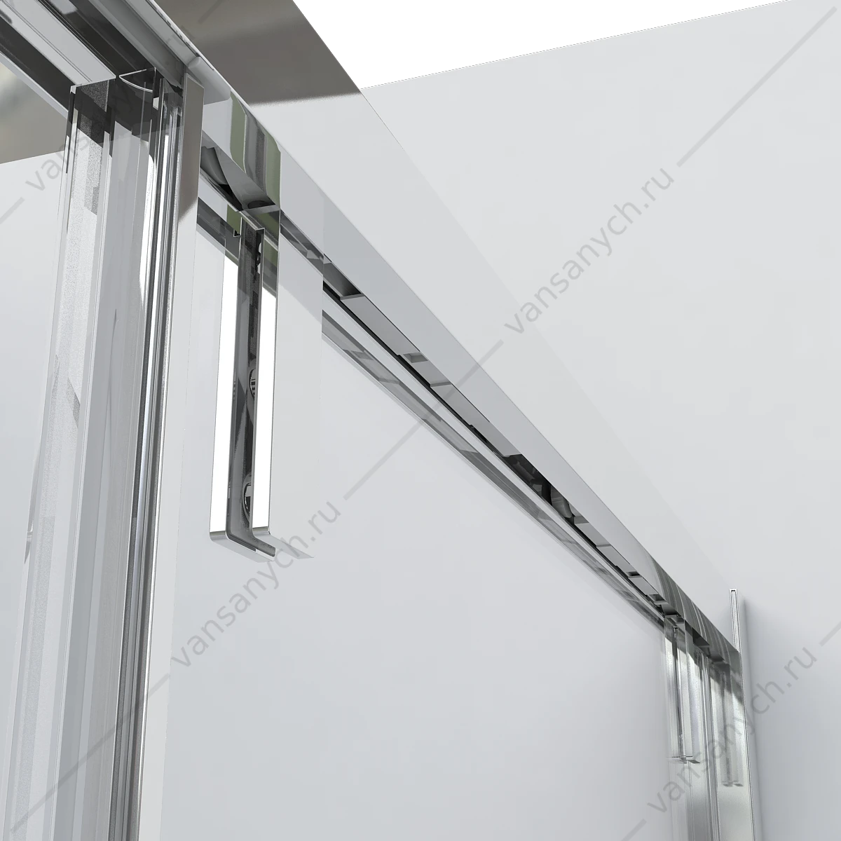 Душевой уголок Vincea Lugano VSR-1L9012CLB-1, 1200*900, черный, стекло прозрачное