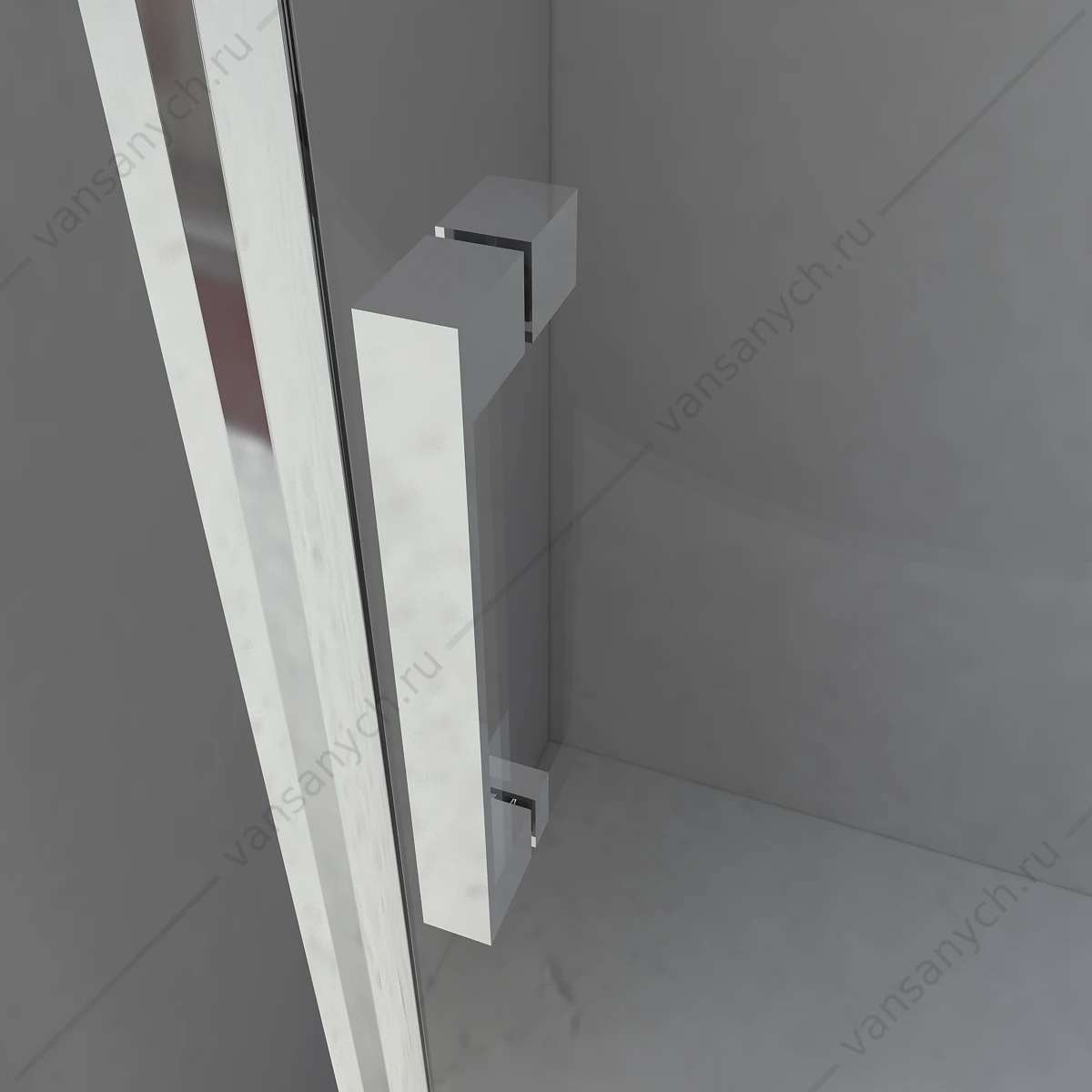 Душевая дверь Vincea Orta VPP-1O800CLB, 800, черный, стекло прозрачное