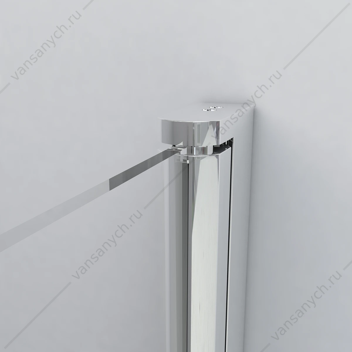 Душевая дверь Vincea Orta VPP-1O800CLB, 800, черный, стекло прозрачное