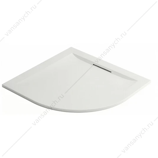 Душевой поддон Jacob Delafon Flight Pure 80x80х2,6 cм четверть круга, E62322-00