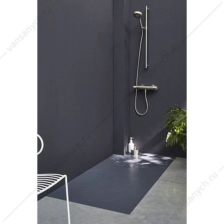 Душевой поддон Jacob Delafon Singulier 140x80х3 см, серый сланец, E67015-NAD